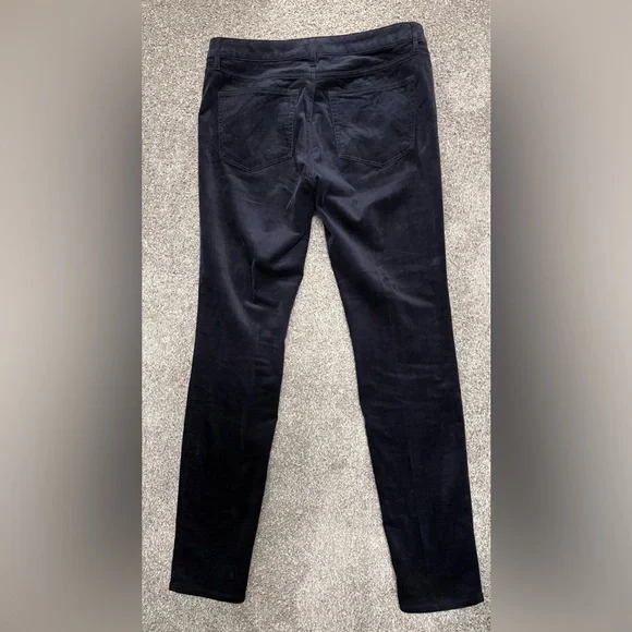 LOFT Navy Skinny Corduroy Pants - Picture 2 of 4